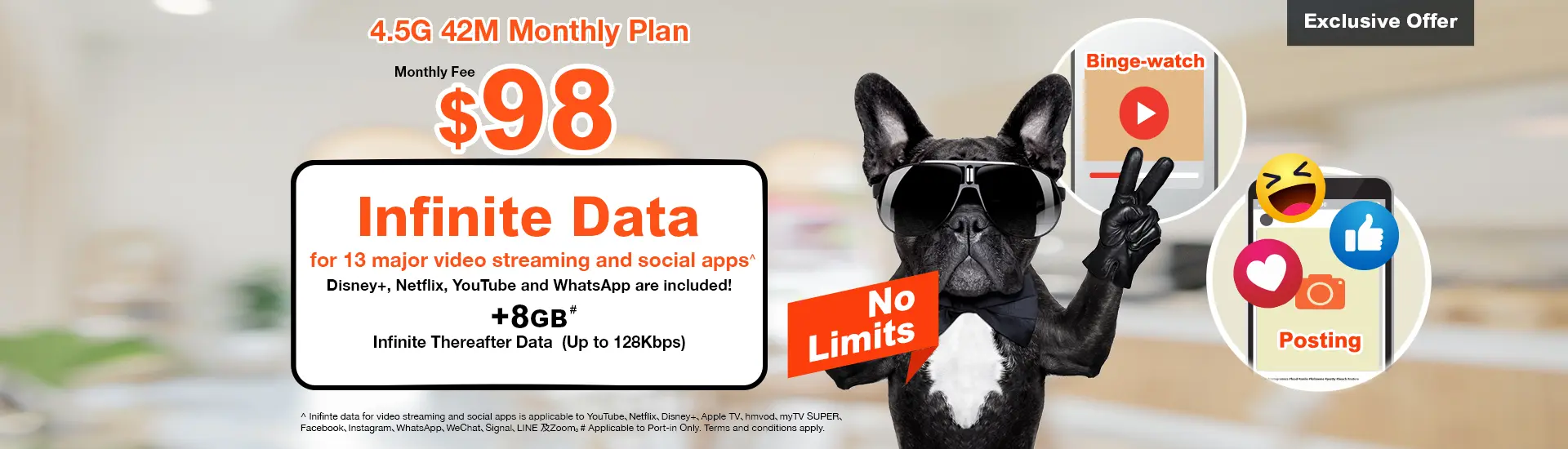 4.5G 42M Monthly Plan